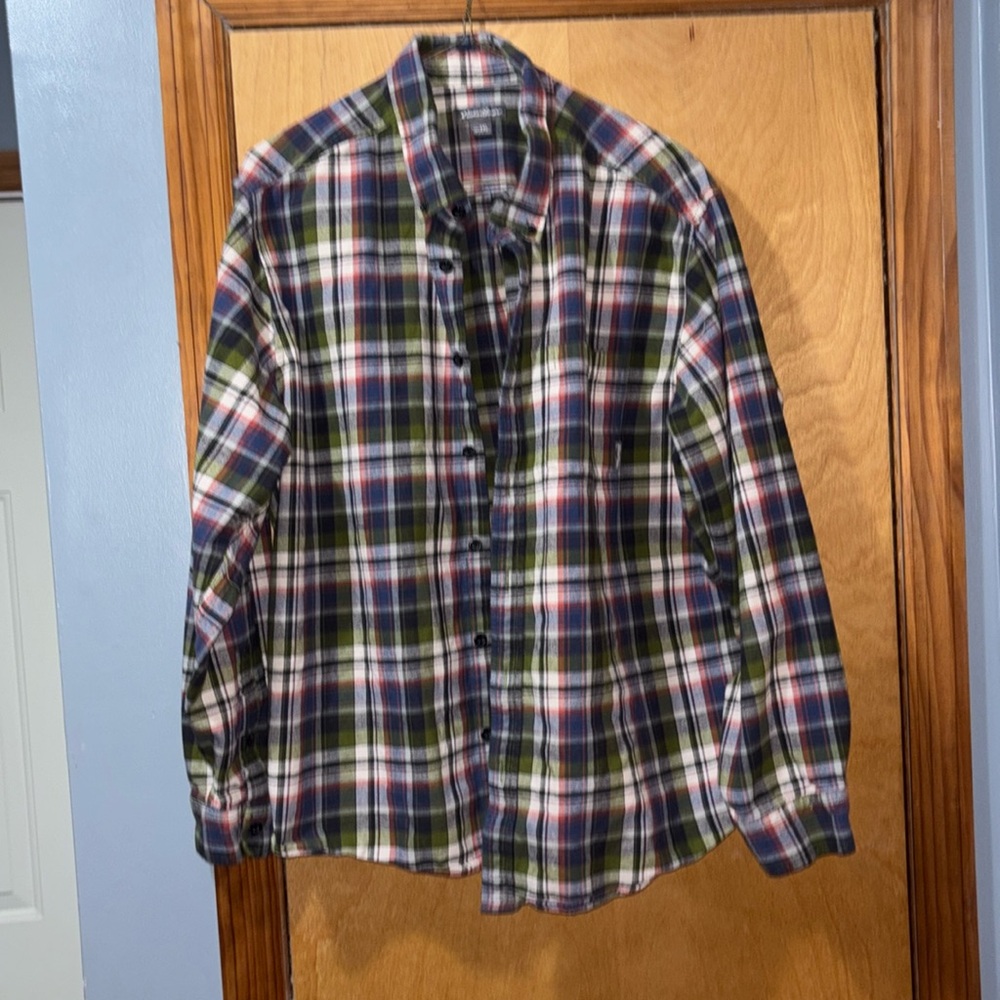 Eddie Bauer Plaid Flannel  size 2XL